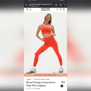 NWT girlfriend collective set-  yoga leggings, in set or separate